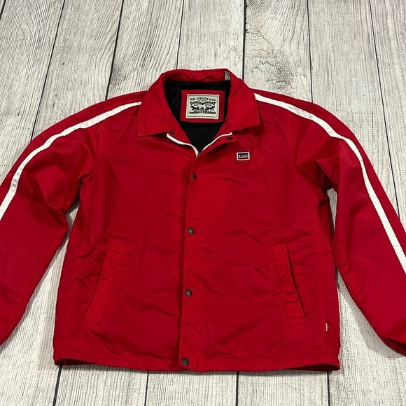 Levi's Other - Levi’s Retro Inspired Striped Coaches Nylon Jacket Size Medium